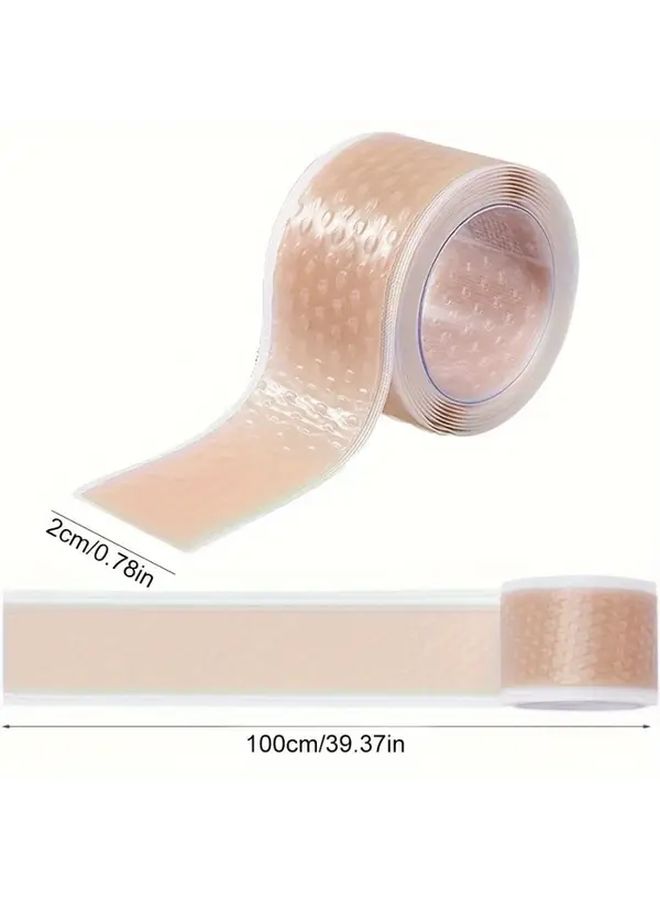 100cm 39.37in Silicone Expanding Band Transparent Ankle Protector for Feet Hands - Image 4