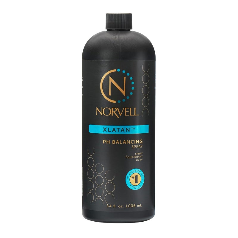 Norvell Pre Spray Tan XLATAN pH Balancing Spray 34 floz Professional Sunless Tanning Skin Prep Formula for Even Natural Looking Color Improves Spray Tan Absorption Longevity