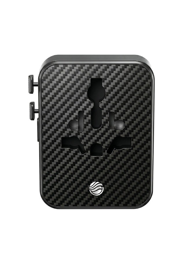 FIFTH ELEMENT ROAM Warrior 25W GaN Universal Travel Adapter with Dual USB-C & USB-A - Image 2