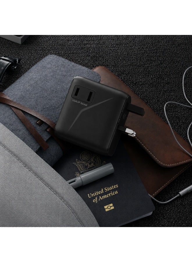 FIFTH ELEMENT ROAM Warrior 25W GaN Universal Travel Adapter with Dual USB-C & USB-A - Image 5