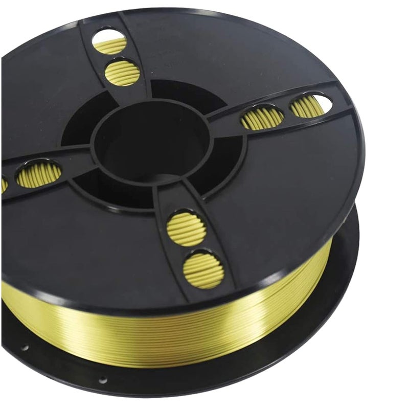 Protomont TECHNOLOGIES FiLAMONT PLA Silk Filament 1.75mm, 3D Printer Filament, Shiny Silk 1.75 PLA Filament, 1kg(2.2Lbs)/Spool (Silk Bronze) - Image 1