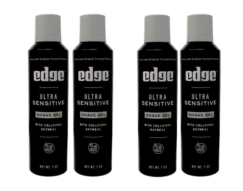 Edge Shave Gel Ultra Sensitive Fragrance Free 7 oz Pack of 4