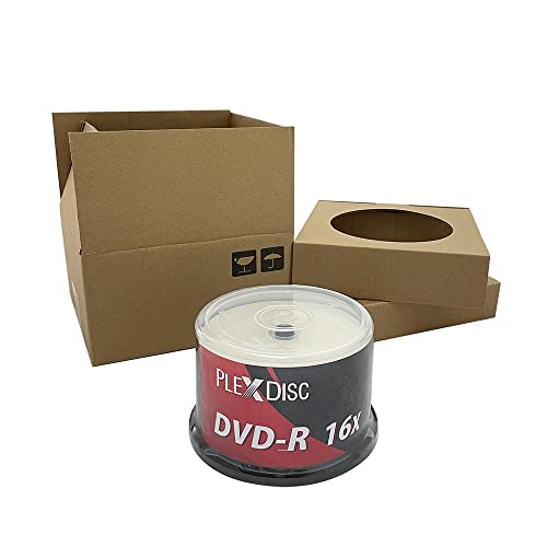 PlexDisc TY Series DVD-R 16X 4.7GB White Inkjet Hub Printable Blank Discs – 50 Pack Cake Box (FFP), Writable and Recordable Media for Data, Video, and Audio - Image 5