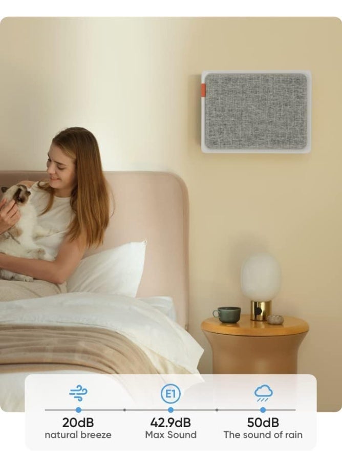 smartmi Wall Mounted Homekit Air Purifier E1, H13 True HEPA Filter for Pollen, Dust, Smoke and Mould, Intelligent Control, Quiet - Image 4