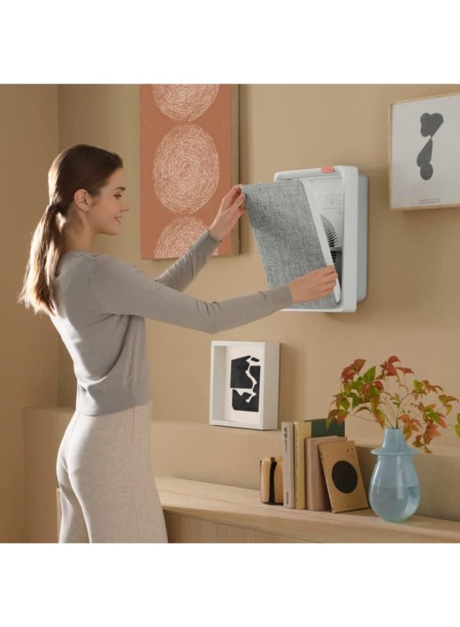 smartmi Wall Mounted Homekit Air Purifier E1, H13 True HEPA Filter for Pollen, Dust, Smoke and Mould, Intelligent Control, Quiet - Image 2