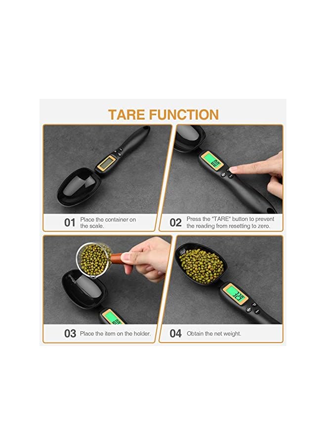 mafiti Electronic Measuring Spoon, Digital Spoon Scale 500g / 0.1g High Precision with LCD Screen Display for Kitchen Gadgets and Daily Meals - Image 3