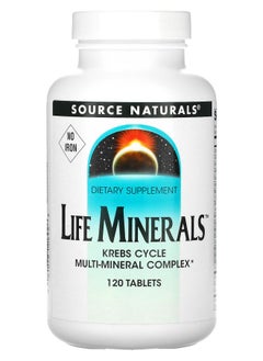 SOURCE NATURALS Life Minerals No Iron 120 Tablets 