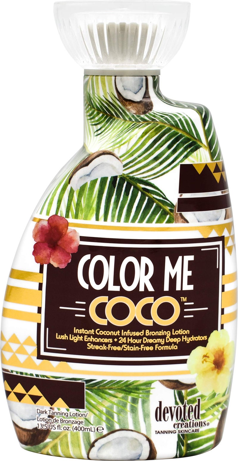 Devoted Creations Color Me Coco Bronzer Tanning Lotion 13.5 oz - Image 1