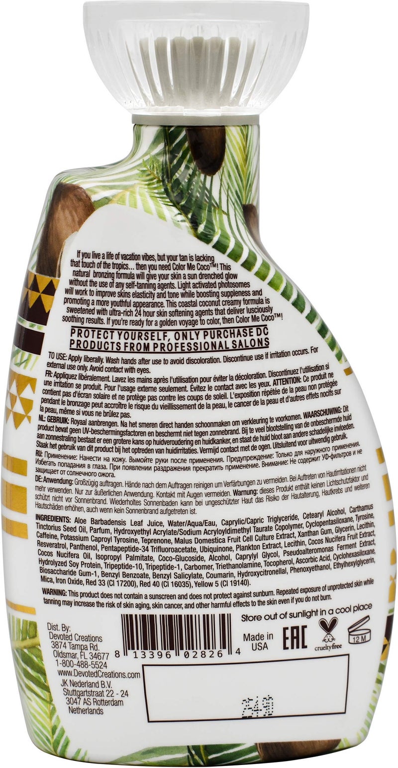 Devoted Creations Color Me Coco Bronzer Tanning Lotion 13.5 oz - Image 2