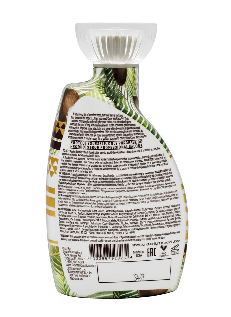 Devoted Creations - Devoted Creations Color Me Coco Bronzer Tanning Lotion 13.5 oz - Image 1