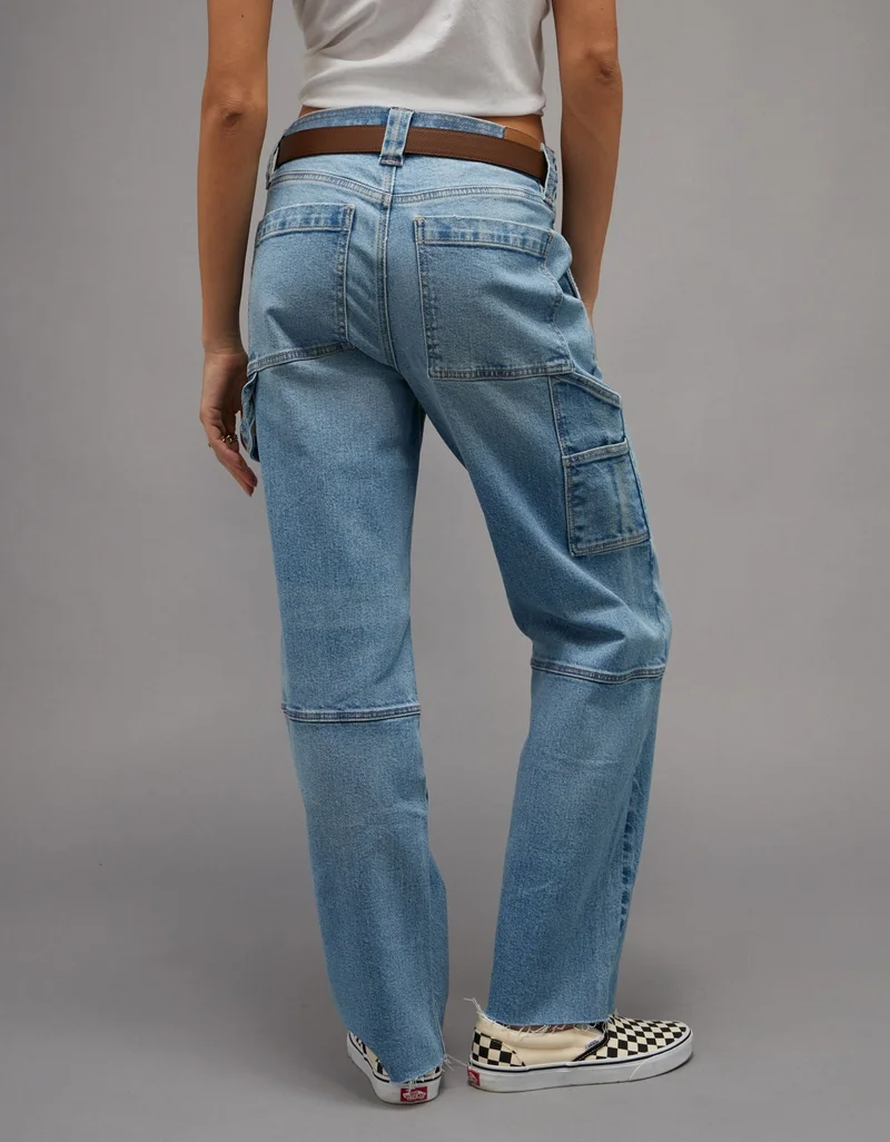 American Eagle  AE Strigid Low-Rise Ex-Boyfriend Jean for Women | Best Price UAE