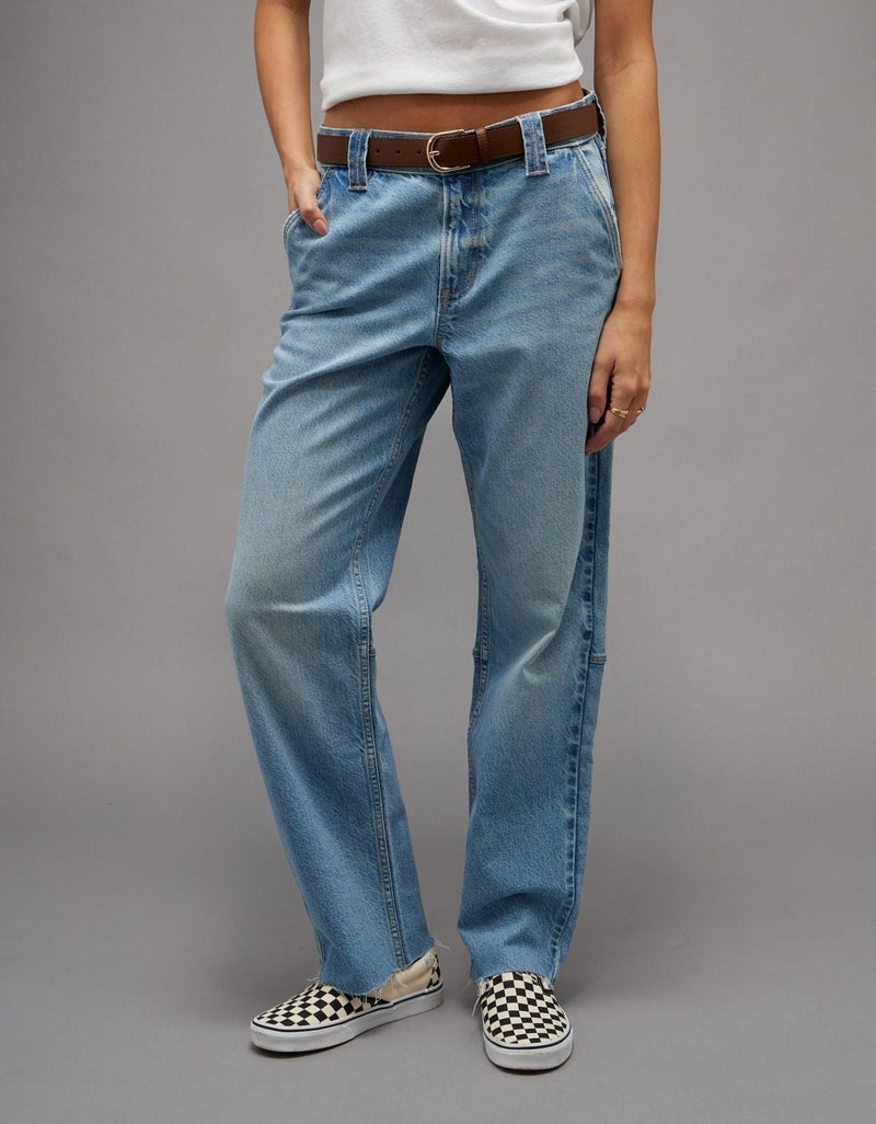 American Eagle AE Strigid Low-Rise Ex-Boyfriend Jean - Image 1