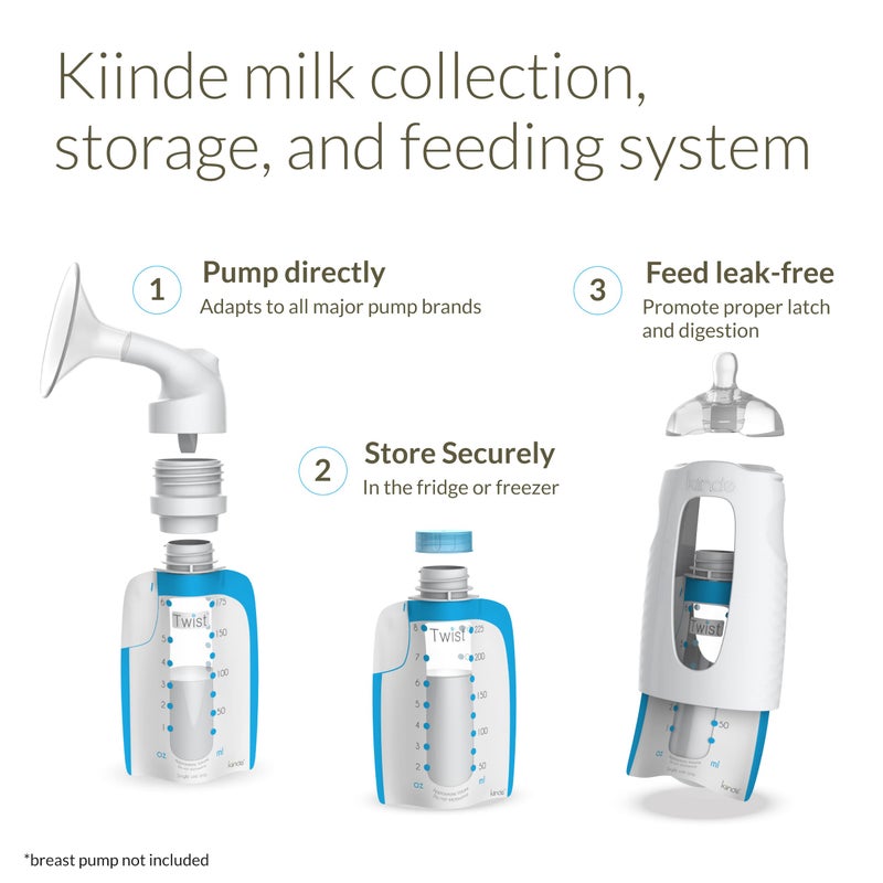 Kiinde Breast Milk Storage Twist Starter Kit - Image 2