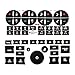 AtticZone AC Radio Dash Button Repair Kit Stickers Decals Compatible with GM 20062014 GMC Chevrolet Tahoe Yukon Acadia Sierra 2Pcs Radio20 AC31 - Image 2