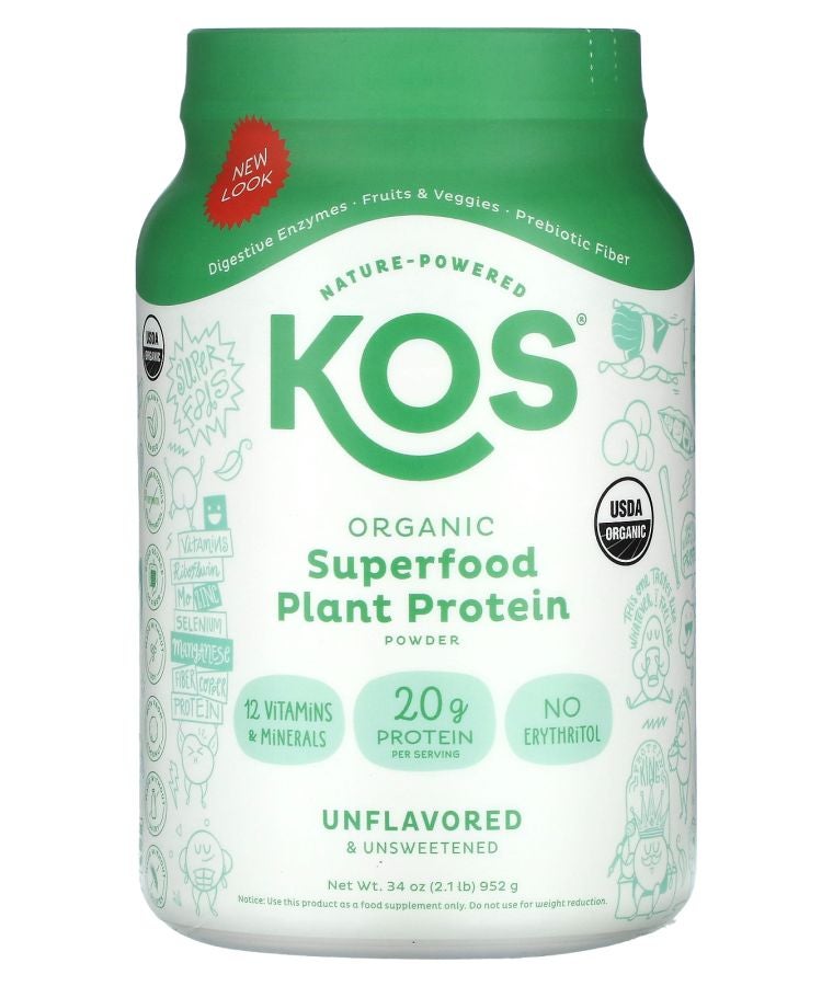 Organic Superfood Plant Protein Powder Unflavored & Unsweetened 2.1 lb (952 g)