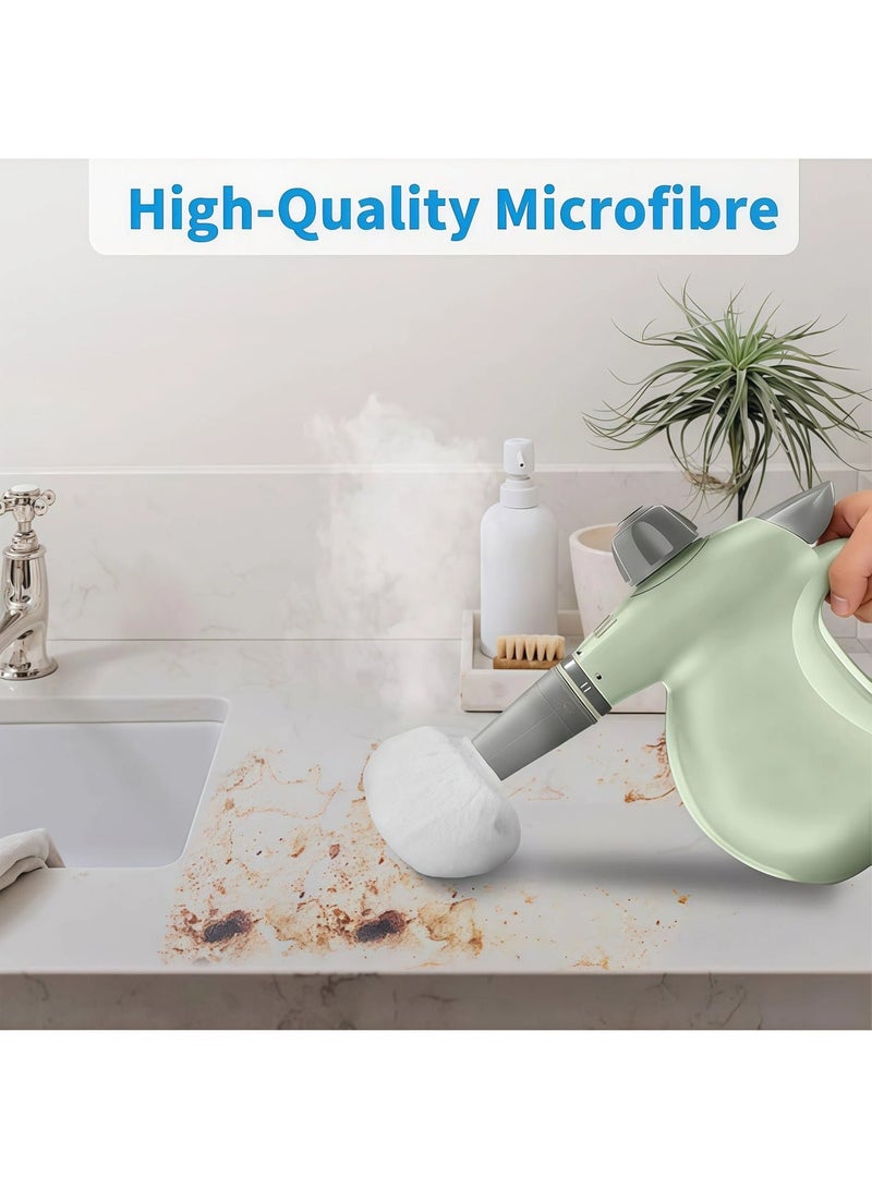 3-Pcs Replacement Cloth Set for Vacuum cleaner,Washable White Cloth Terry Steam Mop Pads,Cleaner Microfiber Mop Cloth,Steam Pocket Mop Pads Set,Nozzle Cover Cleaning Accessories - Image 2