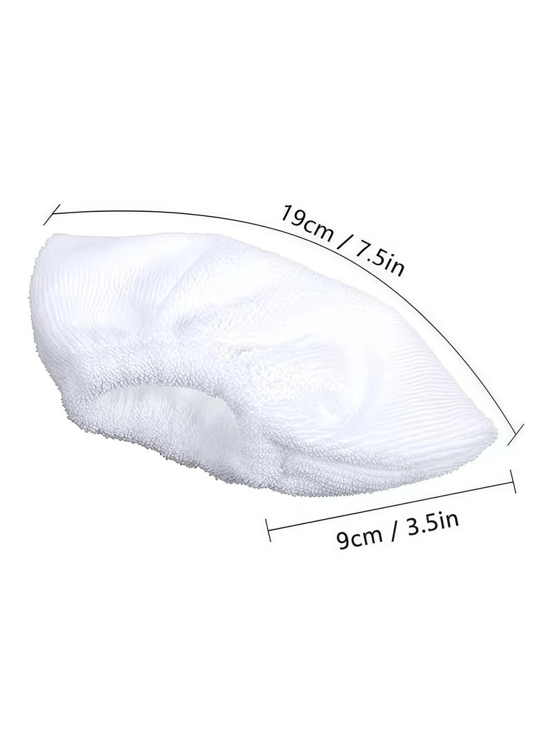 3-Pcs Replacement Cloth Set for Vacuum cleaner,Washable White Cloth Terry Steam Mop Pads,Cleaner Microfiber Mop Cloth,Steam Pocket Mop Pads Set,Nozzle Cover Cleaning Accessories - Image 5