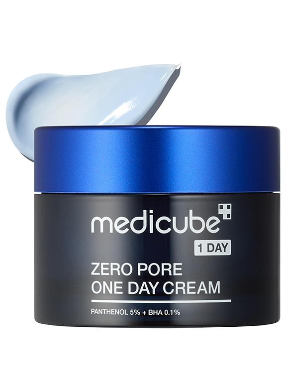Medicube كريم زيرو بور ليوم واحد - مسام أصغر بشكل ملحوظ، يتحكم في الزيت الزائد - كريم تنقية المسام مع بانثينول، حمض الساليسيليك، ونياسيناميد - العناية بالبشرة الكورية - Image 1