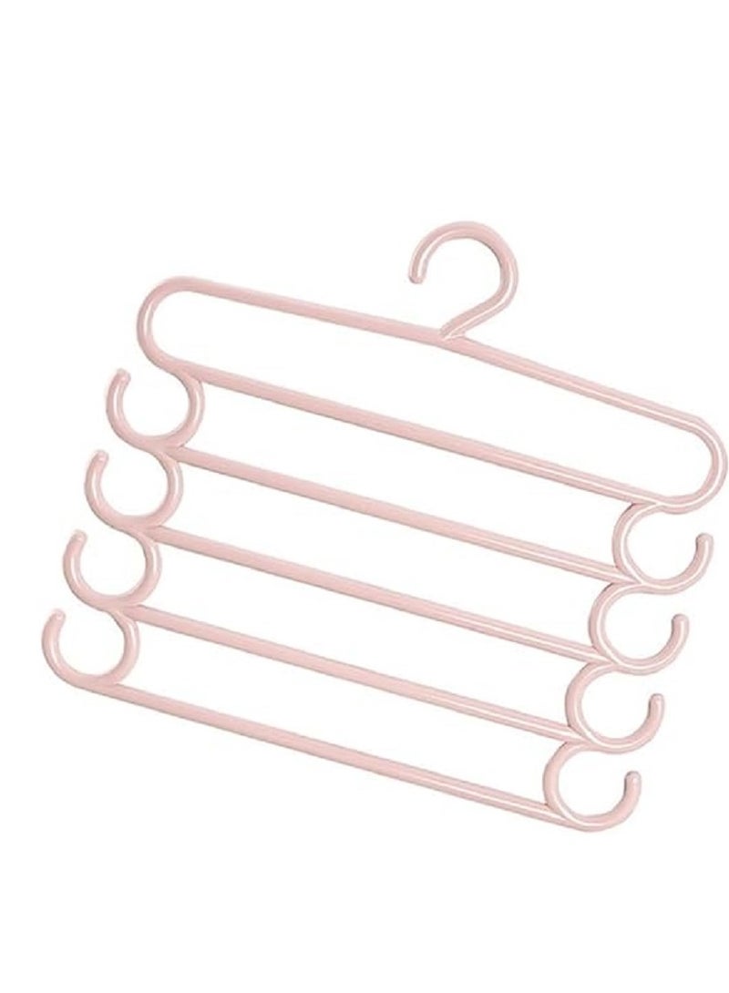 Space Saving Multi-Tier Hanger, Strong, Durable and Lightweight Clothes Hangers for Coats, Jackets, Pants and Formal Wear (Multicolor) - Image 4