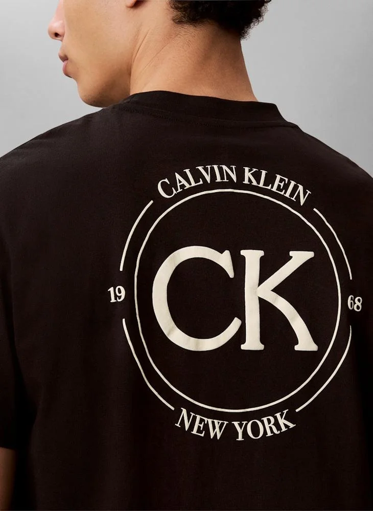 Calvin Klein Jeans  Embroidered Logo T-shirt for Men | Best Price UAE