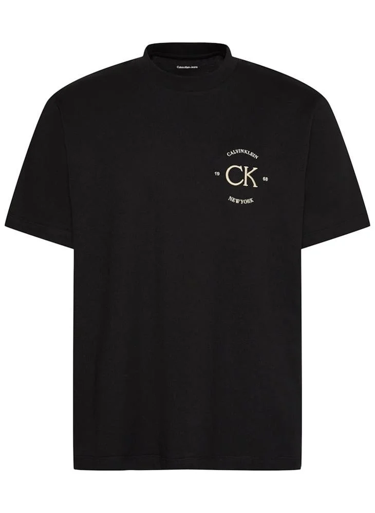 Calvin Klein Jeans  Embroidered Logo T-shirt for Men | Best Price UAE