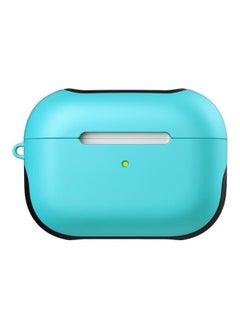 Glossy PC Bluetooth Headphone Protective Case for Apple AirPods Pro Cambridge Blue