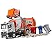NOVAFUSION Front Loader Arm Toy Garbage Truck with Auto Lift FunctionDiecast Garbage Truck Metal CabFriction Powered Garbage Truck Toy with Lights and SoundsGarbage Trucks for Boys Age 47Orange - Image 2