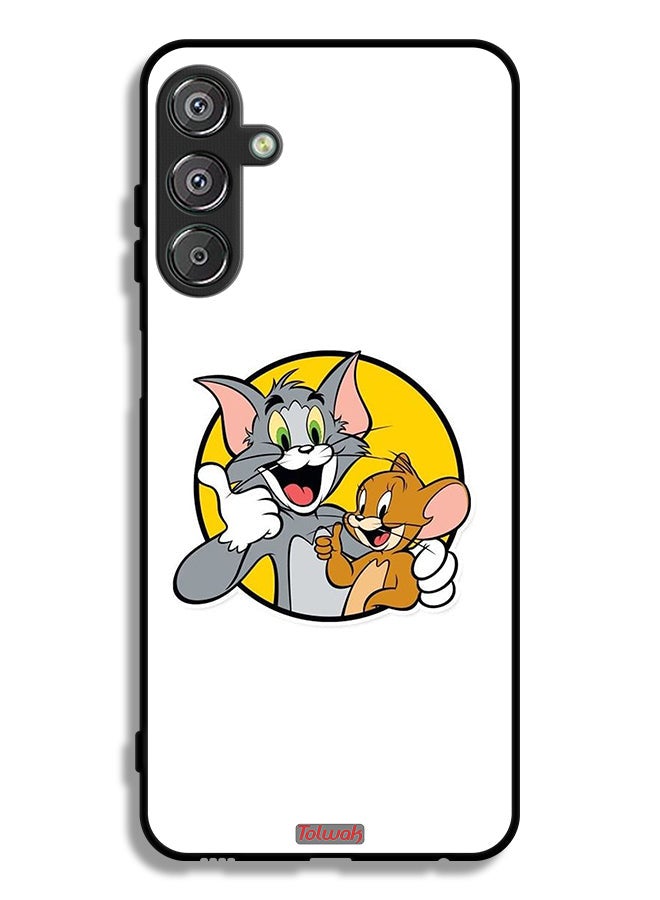 Tolwak Samsung Galaxy M15 5G Protective Case Cover Tom And Jerry - Image 1