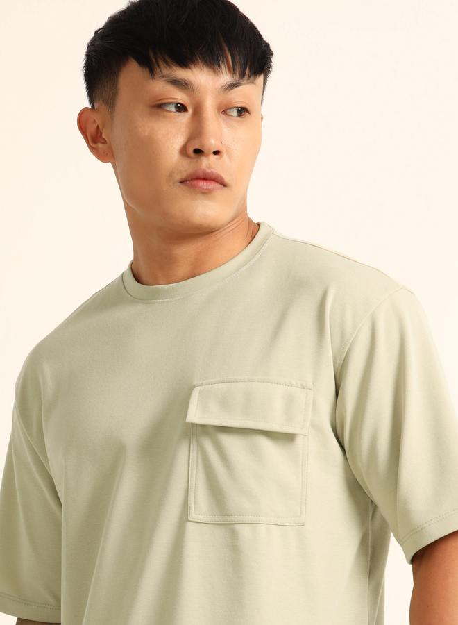 بوشيرت مجموعة من شورت وتيشيرت بقصة واسعة وأكتاف منخفضة - Image 5