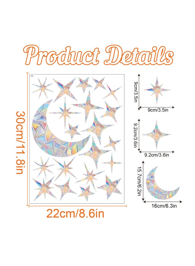 Rainbow Prism Electrostatic Glass Sticker Pvc Decorative Static Window Sticker To Block Birds And Impact Colorful Window Sticker