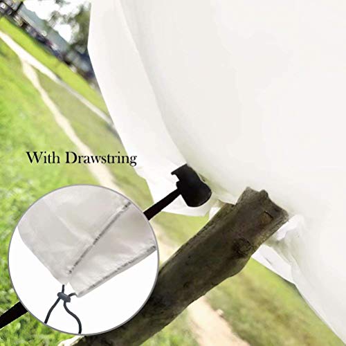 Agfabric Frost Cover H24''xW32''， 0.95oz Winter Tree Cover Plant Covers for Cold Weather - Image 4