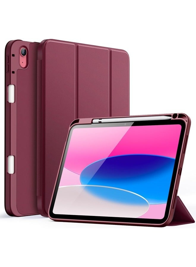 إلترازون 2022 iPad 10.9 (10th Gen) Case: Slim Smart Cover with Pencil Holder and Trifold Stand - Image 1