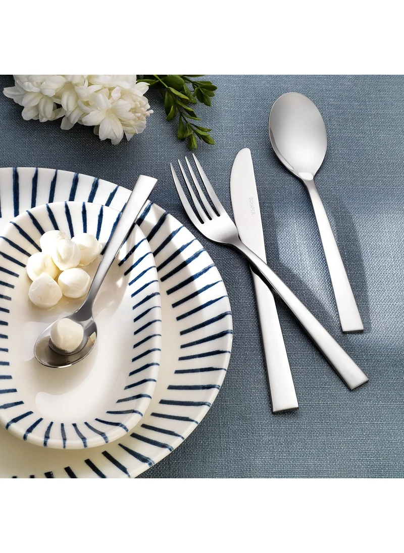 Schafer Sheen 24 Piece Cutlery Set-Silver21