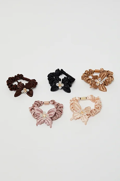أر أند بي 5 Pack Printed Scrunchies