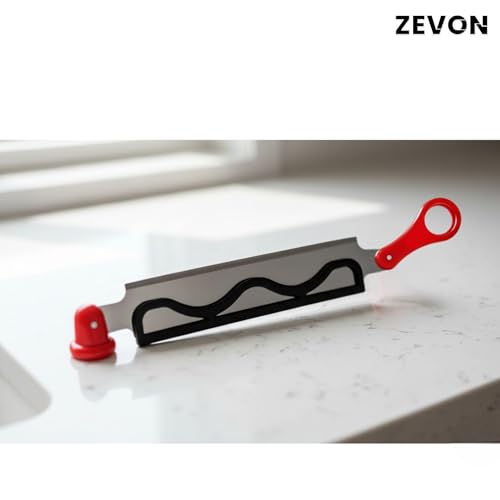 ZEVON Stainless Steel Chopping Board with Knife Attached for Vegetable and Fruit Cutting | Cutting Board Steel for Kitchen | Multipurpose 2-in-1 Knife & Board Tool for Effortless Cutting & Chopping - Image 5