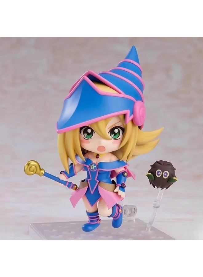 عام يو غي أوه الظلام الساحر فتاة المنقولة استبدال الوجه دمية نموذج الديكور سطح المكتب الديكور لعبة هدية للعائلة والأصدقاء - Image 1