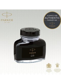 PARKER 1-Piece Quink Fountain Pen Ink Refill Bottle 57ml Content Black  - Image 4