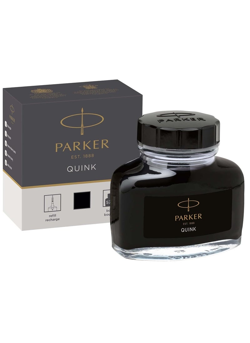 1-Piece Quink Fountain Pen Ink Refill Bottle 57ml Content Black - pzsku/Z69EA286B41F5406A03DFZ/45/_/1740319891/9196bea0-b64f-42e3-b99f-9e5961e77750