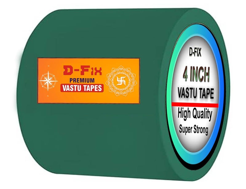 D-Fix ® شريط أرضيات فاستو الملون من الفينيل - 20 متر تقريبًا في الطول 96 مم / 04 بوصة عرض - 1 لفة لكل عبوة - علاج فاستو دوتش / تصحيح فاستو للمرحاض والمدخل - (أخضر) - Image 1