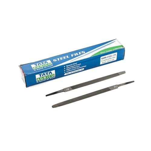 AGRICO Tata Agrico Slim Taper Saw File – 150 mm | Professional Steel Files Hard Teeth for Faster & Superior Sharpening | Machinist Files | Hand Tools | (Pack of 10, FIL009) - Image 4