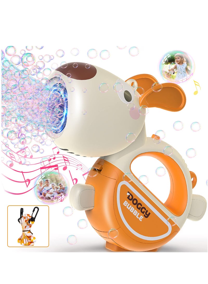 SYOSI Bubble Gun Blaster, Bubble Machine Gun Toys for Toddlers, Outdoor Bubble Gun with Music Lights for Kids, Adults Bubble Makers, Bubble Blaster Gun Bubble Blower Toy for Boys and Girls - Image 1