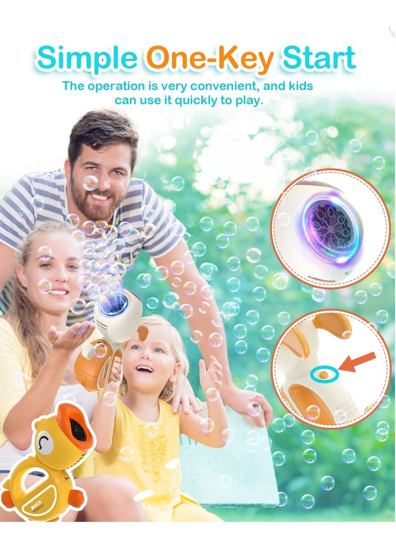 SYOSI Bubble Gun Blaster, Bubble Machine Gun Toys for Toddlers, Outdoor Bubble Gun with Music Lights for Kids, Adults Bubble Makers, Bubble Blaster Gun Bubble Blower Toy for Boys and Girls - Image 4