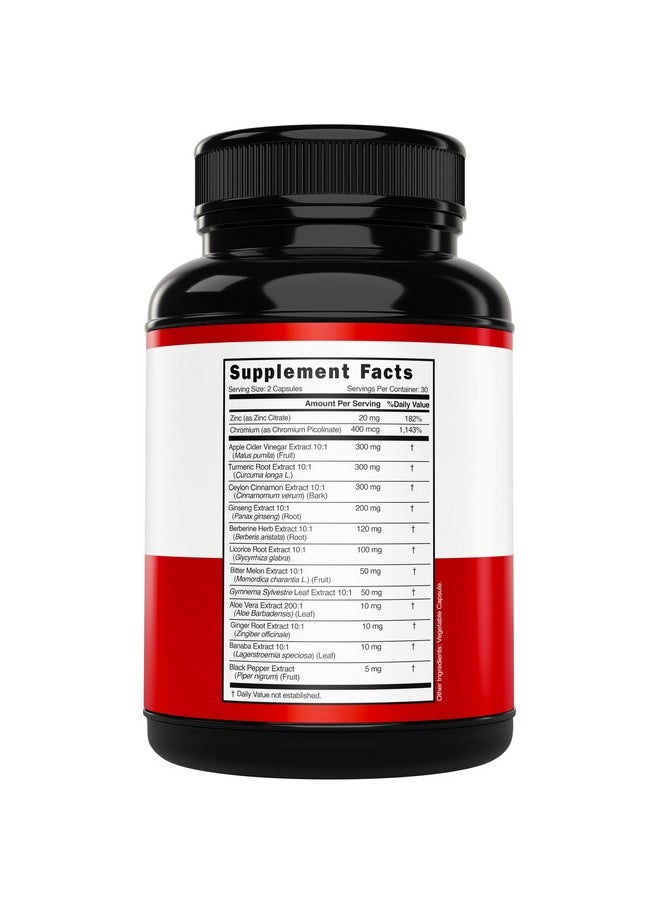 DORADO NUTRITION - GLP-1 Supplement 14 in 1 Formula (GLP1 Supplement with Berberine, ACV, Chromium, Ceylon Cinnamon, Turmeric & More) Support Gut Health & Metabolism - Third Party Tested, Vegan Safe, USA Made - Image 1