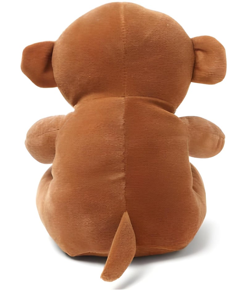 Softdreams Soft Plush Toy for Kids – Cute Stuffed Animal Soft Toy – Soft Cuddly Toy for Baby Boys & Girls, Return Gift -Monkey 28cm - Image 4