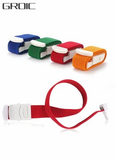 GROIC 4-Pack Emergency Tourniquet, Adjustable Tourniquets Medical Emergency First Aid Quick Release Tourniquet with Buckle, Outdoor Snap-Type Emergency Buckle Band  - Image 1