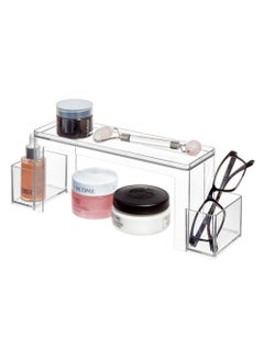 The Home Edit Two Tier Medicine Organizer Shelf 3.25 X 12.5 X 4.5 Inch Clear  - Image 4