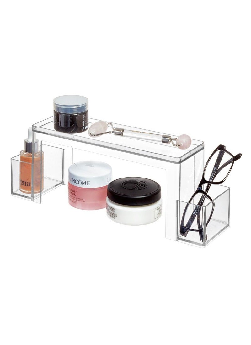 The Home Edit Two Tier Medicine Organizer Shelf 3.25 X 12.5 X 4.5 Inch Clear  - Image 4