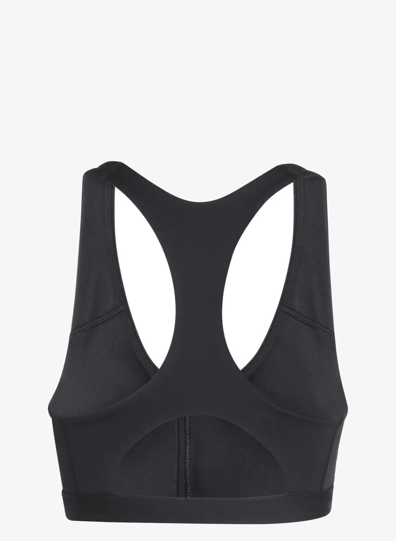 اديداس حمّالة صدر بدعم متوسط Optime Essentials Workout Zip-Front