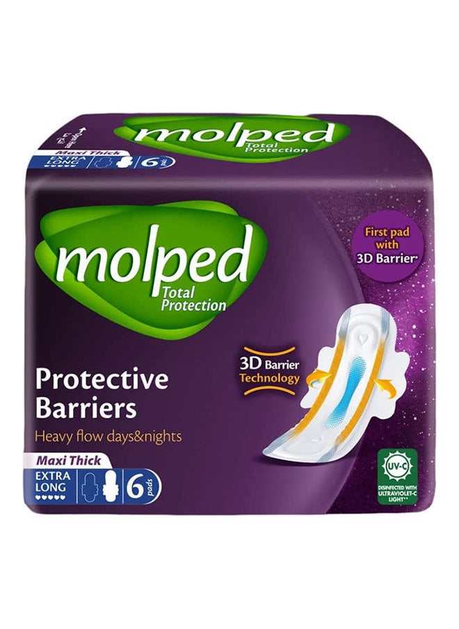 Molped - Total Protection Protective Barriers Extra Long 6 Pads - Image 1