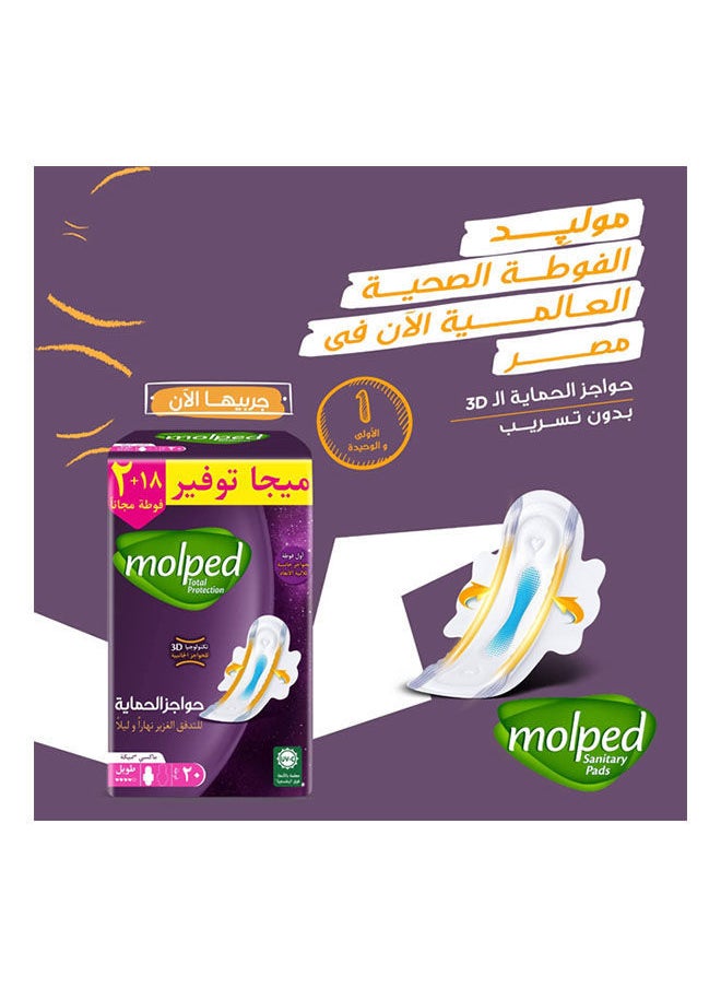 Molped - Total Protection Protective Barriers Extra Long 6 Pads - Image 1